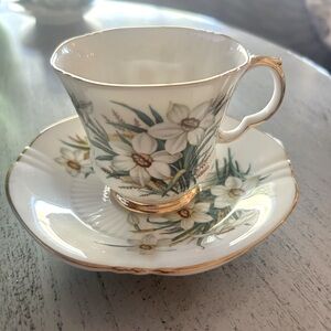 Royal Adderly Fine Bone China England Teacup and Saucer